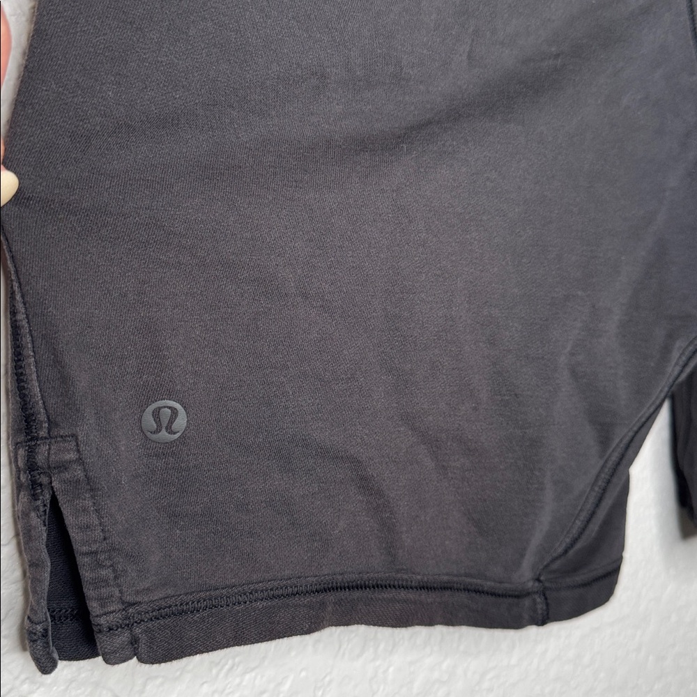 Lululemon Soft Jersey Lounge Shorts Black Drawstring Men’s Large - Picture 4 of 5